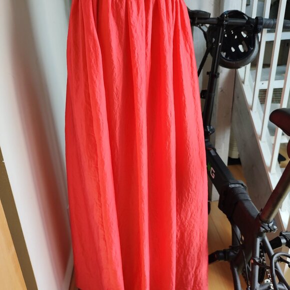 Mango Orange Long skirt - Picture 2 of 2